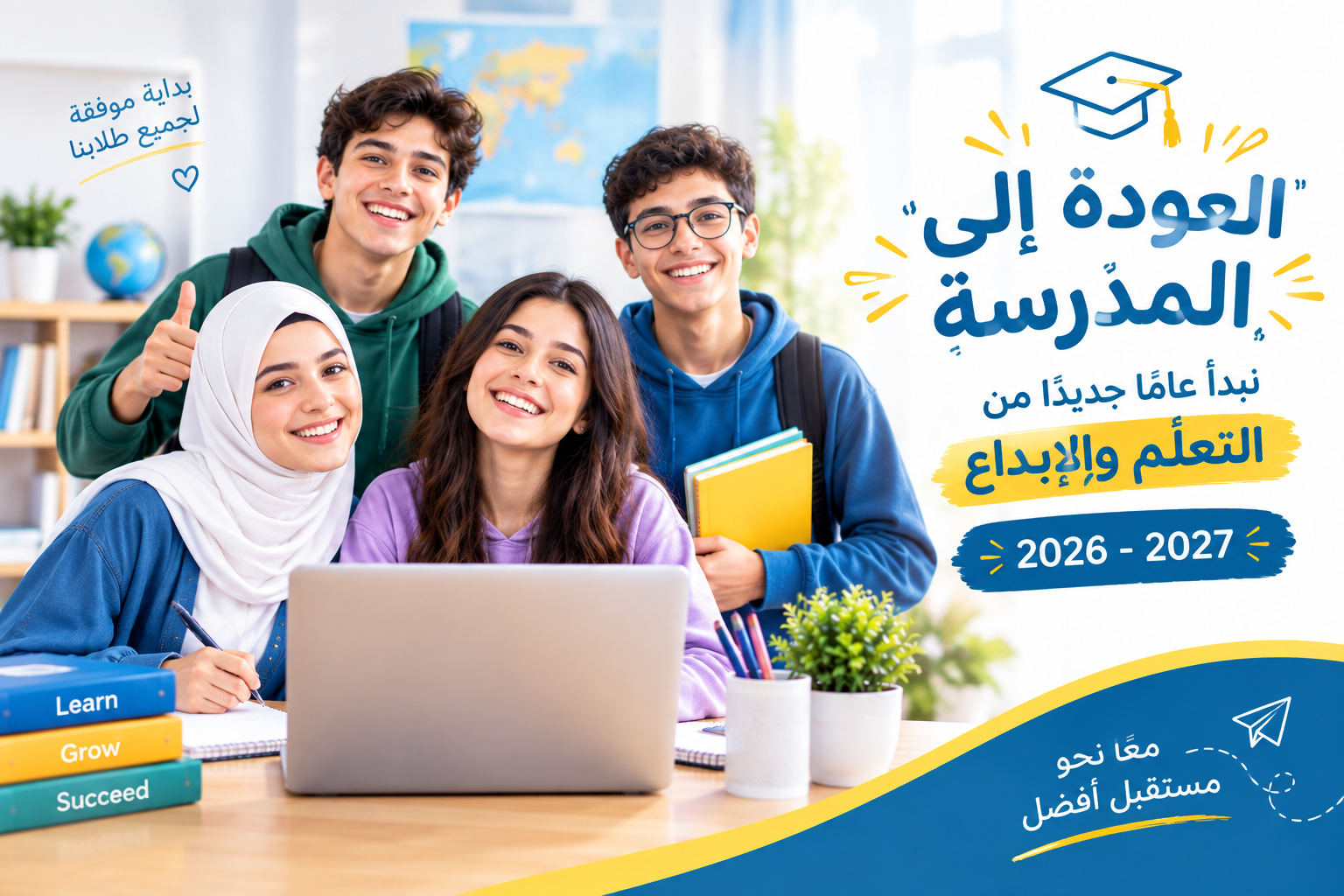 العودة إلى المدرسة.. نبدأ عامًا جديدًا من التعلّم والإبداع